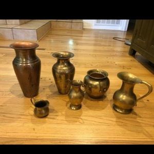 Vintage Brass Pitches/Vases